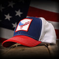 Freedom Eagle Red White & Blue Trucker Hat