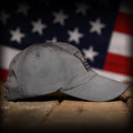 Wolf Grey Full Fabric American Flag Range Hat