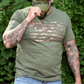 Men's MultiCam T-Shirt & Range Hat Patriotic Bundle