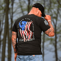 Men's Dangerous Freedom Over Peaceful Slavery Patriotic T-Shirt