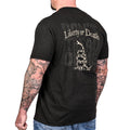 Men's Metallic Gold Liberty or Death Patriotic T-Shirt