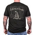 Men's Metallic Gold Liberty or Death Patriotic T-Shirt