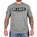 Mens Not a Racist Patriotic T-Shirt