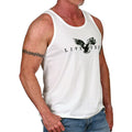 Men's Live Free Patriotic Tank Top Right Side