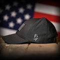 Midnight Black American Flag Ball Cap