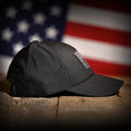 Midnight Black American Flag Ball Cap