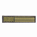 Buy OD Green & Gold 1x5 American Flag Velcro Patch