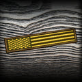  OD Green & Gold 1x5 American Flag Velcro Patch