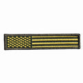 OD green american flag velcro patch