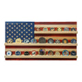 Challenge Coin Holder American Flag - Flags of Valor