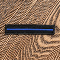 Thin Blue Line 1x5 Velcro Patch