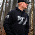 Heavyweight Urban Camo Flag Patriotic Hoodie