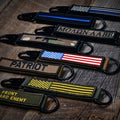 American Made Heavy Duty Tactical Keychain - Front Toward Enemy