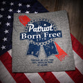 Men's Patriot Born Free Patriotic T-Shirt