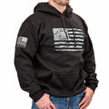 Men's Heavyweight Oversized Urban Camo Flag Hoodie