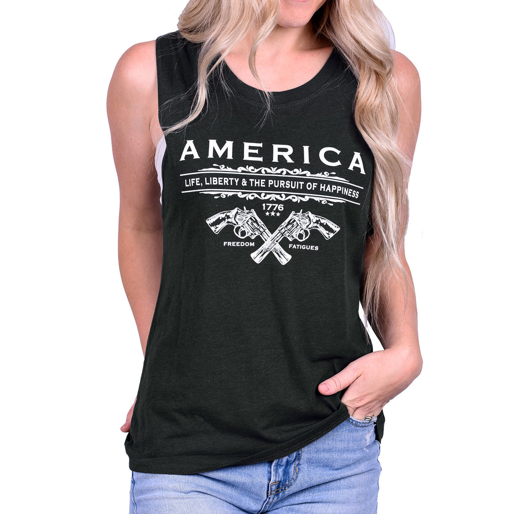 Women's Unalienable Rights Muscle Tank