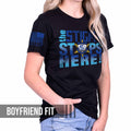 Women's The Stigma Stops Here T-Shirt - First HELP